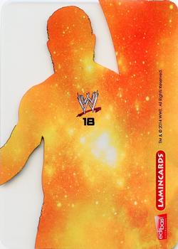 2014 Edibas WWE Lamincards #18 Curtis Axel Back