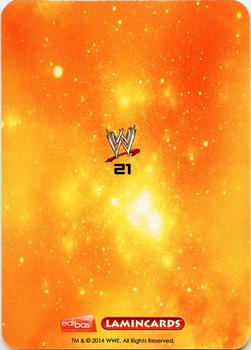 2014 Edibas WWE Lamincards #21 Daniel Bryan Back