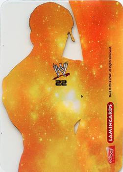 2014 Edibas WWE Lamincards #22 Darren Young Back