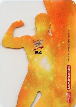 2014 Edibas WWE Lamincards #24 Dolph Ziggler Back