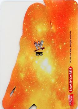 2014 Edibas WWE Lamincards #26 Heath Slater Back