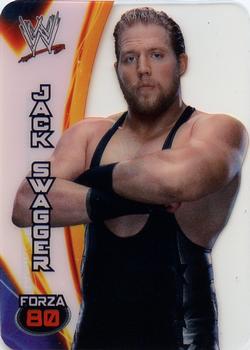 2014 Edibas WWE Lamincards #28 Jack Swagger Front