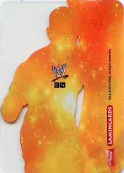 2014 Edibas WWE Lamincards #30 John Cena Back