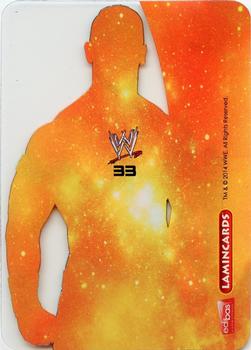 2014 Edibas WWE Lamincards #33 John Cena Back
