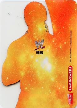 2014 Edibas WWE Lamincards #36 Kofi Kingston Back