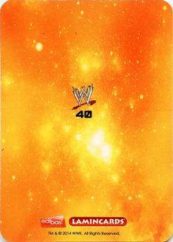 2014 Edibas WWE Lamincards #40 Randy Orton Back