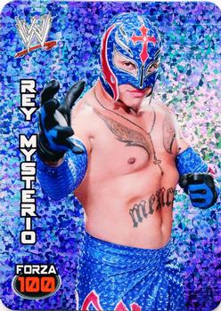 2014 Edibas WWE Lamincards #41 Rey Mysterio Front