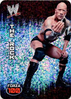 2014 Edibas WWE Lamincards #54 The Rock Front