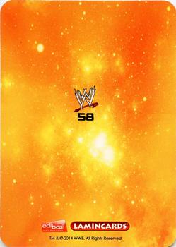 2014 Edibas WWE Lamincards #58 Triple H Back