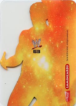2014 Edibas WWE Lamincards #63 Fandango Back