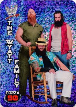2014 Edibas WWE Lamincards #68 The Wyatt Family Front