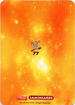 2014 Edibas WWE Lamincards #77 Los Matadores Back