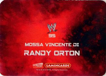 2014 Edibas WWE Lamincards #95 Randy Orton Back