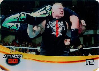 2014 Edibas WWE Lamincards #102 Brock Lesnar Front