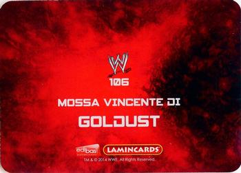2014 Edibas WWE Lamincards #106 Goldust Back