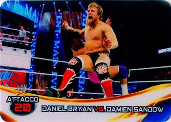 2014 Edibas WWE Lamincards #123 Daniel Bryan / Damien Sandow Front