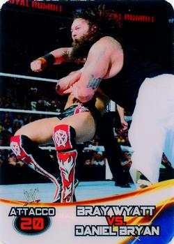 2014 Edibas WWE Lamincards #136 Bray Wyatt / Daniel Bryan Front