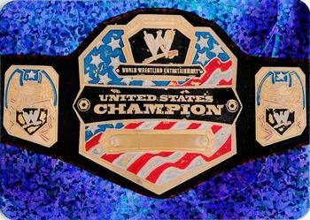 2014 Edibas WWE Lamincards #160 United States Championship Belt Front