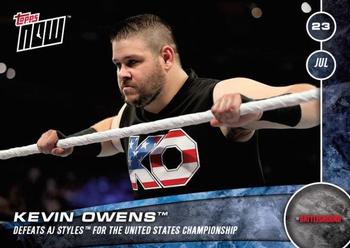 2016 Topps Now WWE #122 Kevin Owens Front