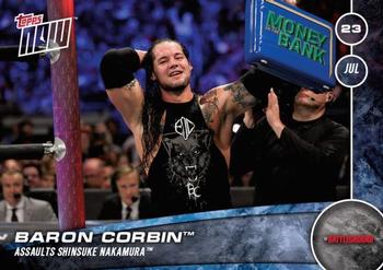 2016 Topps Now WWE #124 Baron Corbin Front