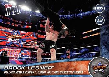 2016 Topps Now WWE #131 Brock Lesnar Front