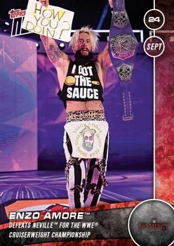 2016 Topps Now WWE #133 Enzo Amore Front