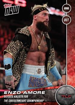 2016 Topps Now WWE #148 Enzo Amore Front