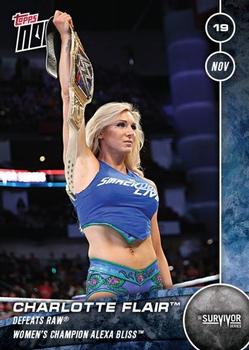 2016 Topps Now WWE #152 Charlotte Flair Front