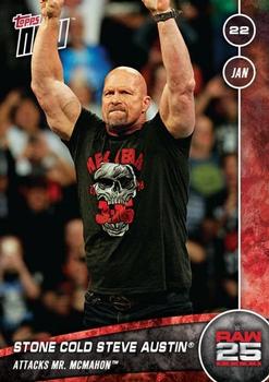 2016 Topps Now WWE #163 Stone Cold Steve Austin Front