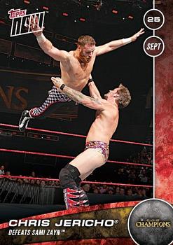 2016 Topps Now WWE #15 Chris Jericho Front