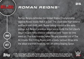 2016 Topps Now WWE #25 Roman Reigns Back