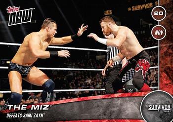 2016 Topps Now WWE #36 The Miz Front