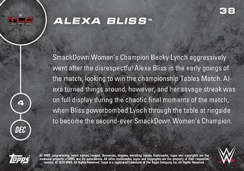 2016 Topps Now WWE #38 Alexa Bliss Back