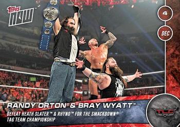 2016 Topps Now WWE #42 Randy Orton / Bray Wyatt Front
