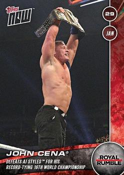 2016 Topps Now WWE #54-A John Cena Front