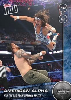 2016 Topps Now WWE #62 American Alpha Front