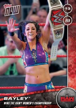 2016 Topps Now WWE #64 Bayley Front