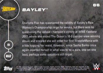 2016 Topps Now WWE #66 Bayley Back