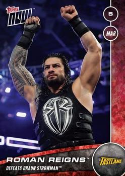 2016 Topps Now WWE #67 Roman Reigns Front