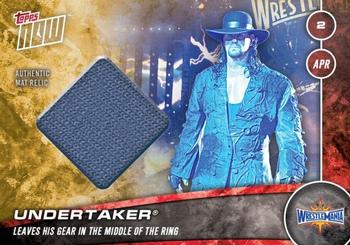 2016 Topps Now WWE #72-B Undertaker Front