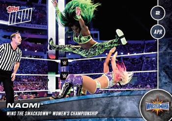2016 Topps Now WWE #73 Naomi Front