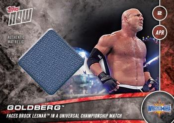 2016 Topps Now WWE #74-A Goldberg Front