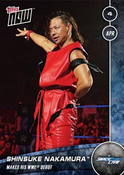 2016 Topps Now WWE #83 Shinsuke Nakamura Front