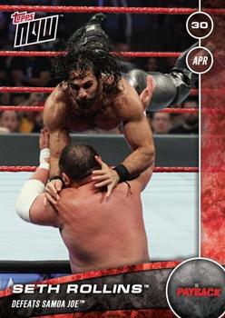 2016 Topps Now WWE #90 Seth Rollins Front