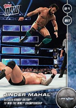 2016 Topps Now WWE #99 Jinder Mahal Front