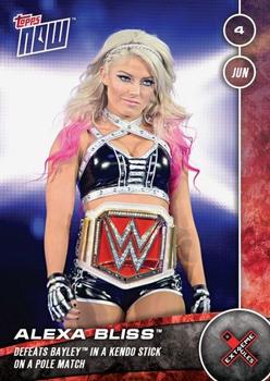 2016 Topps Now WWE #102 Alexa Bliss Front