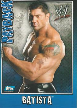 2006 Topps WWE Payback (English Edition) #40 Batista Front