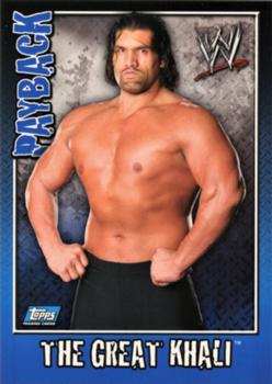 2006 Topps WWE Payback (English Edition) #55 The Great Khali Front