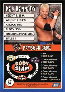 2006 Topps WWE Payback (English Edition) #57 Ken Kennedy Back