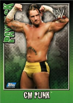 2006 Topps WWE Payback (English Edition) #75 CM Punk Front